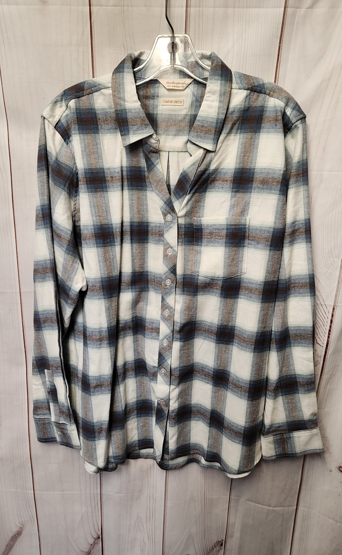 Weatherproof Women's Size XL Blue Long Sleeve Top