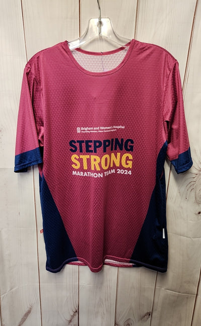 NWT Stepping Strong 2024 Men's Size L Pink Shirt