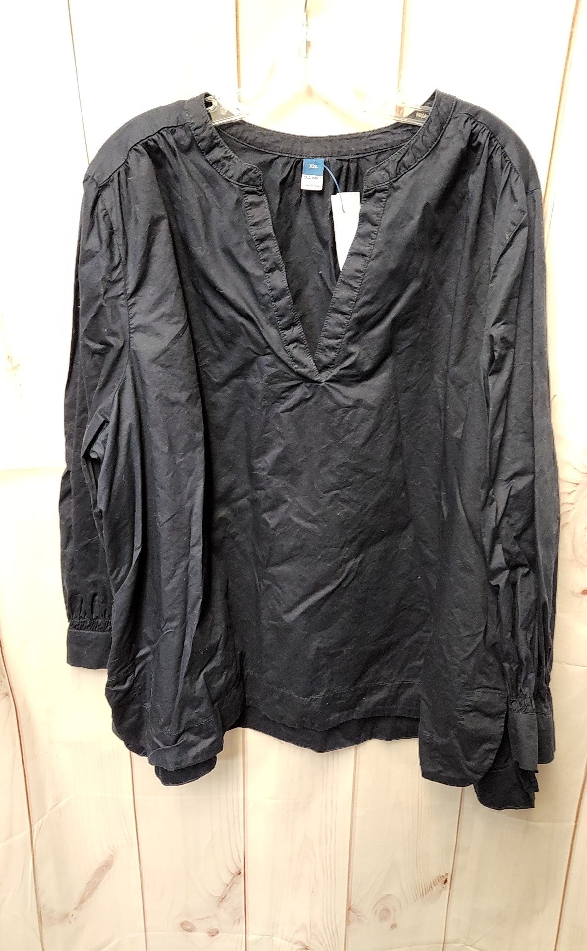 Old Navy Women's Size XXL Navy Long Sleeve Top