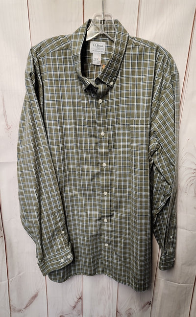 LL Bean Men's Size XL Green Shirt