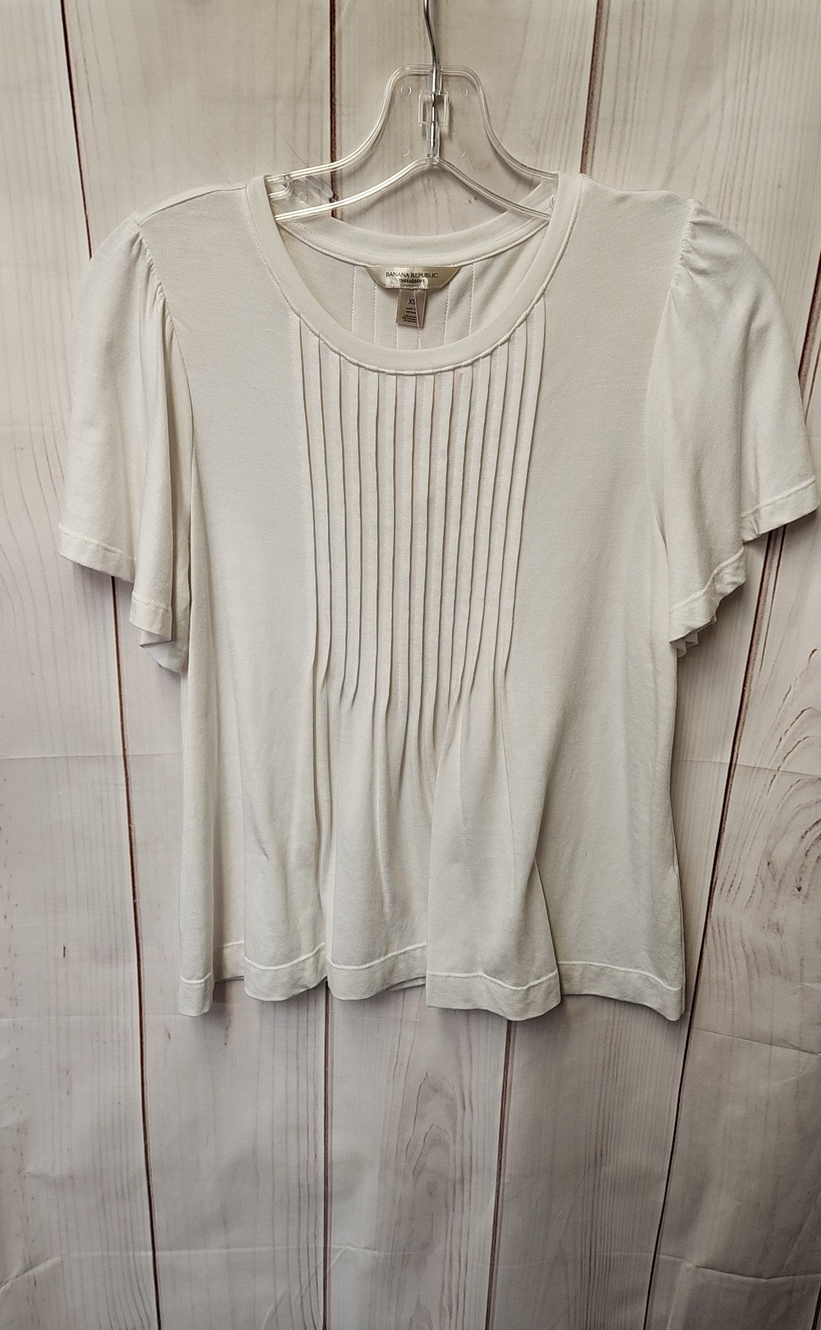 Banana Republic Women's Size XS White Short Sleeve Top