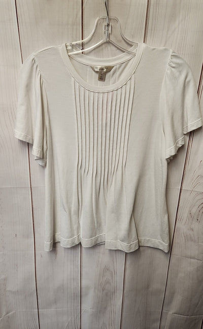 Banana Republic Women's Size XS White Short Sleeve Top