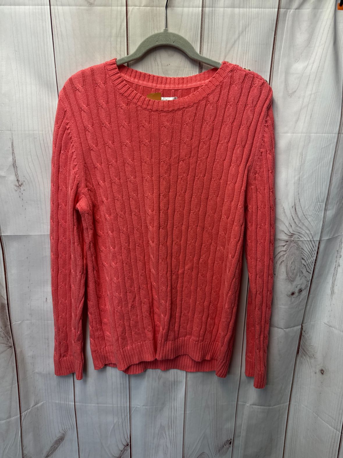 Croft & Barrow Women's Size L Pink Sweater