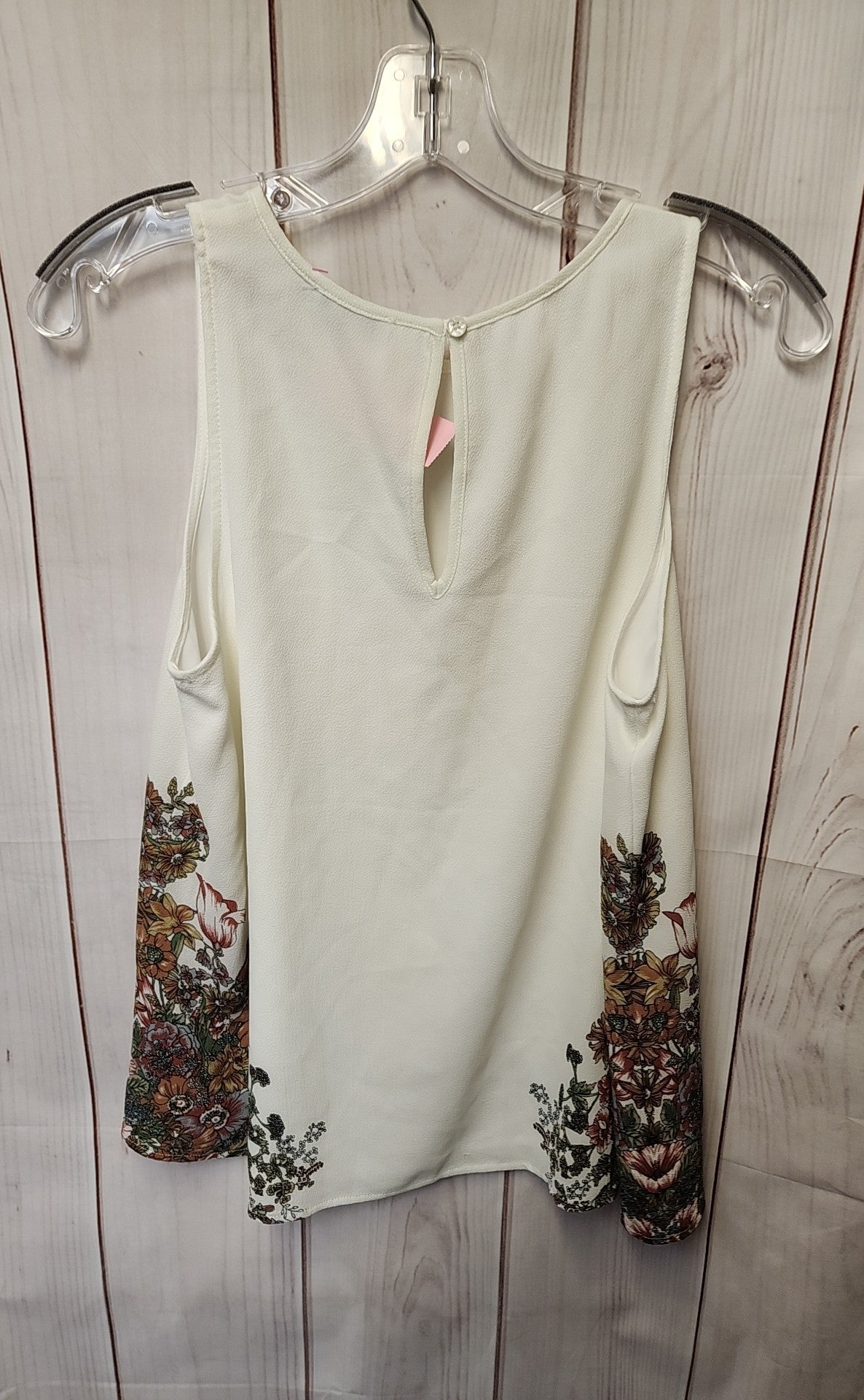 NWT Dalia Women's Size S White Sleeveless Top
