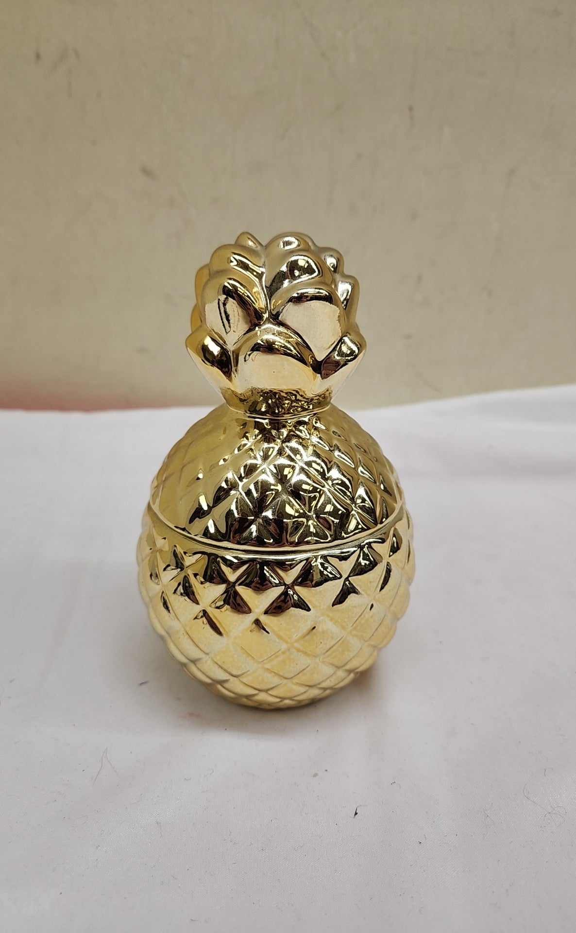 Gold Pineapple Candle