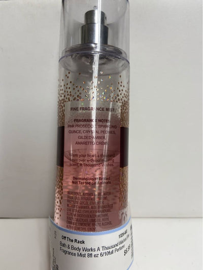 Bath & Body Works A Thousand Wishes Fine Fragrance Mist 8fl oz 6/10full Perfume