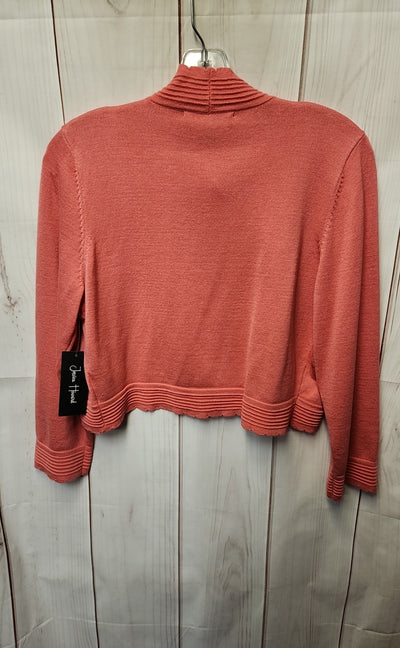 Jessica Howard Women's Size L Pink Cardigan