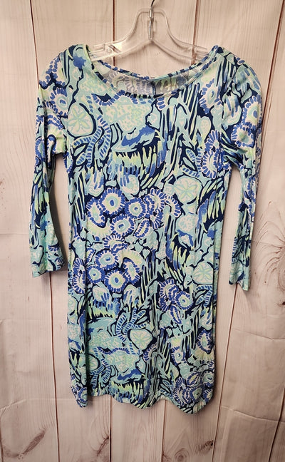 Lilly Pulitzer Women's Size XXS Blue Dress
