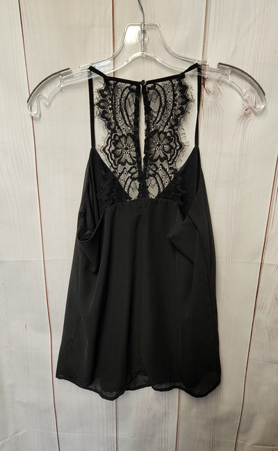 Japna Women's Size S Black Sleeveless Top