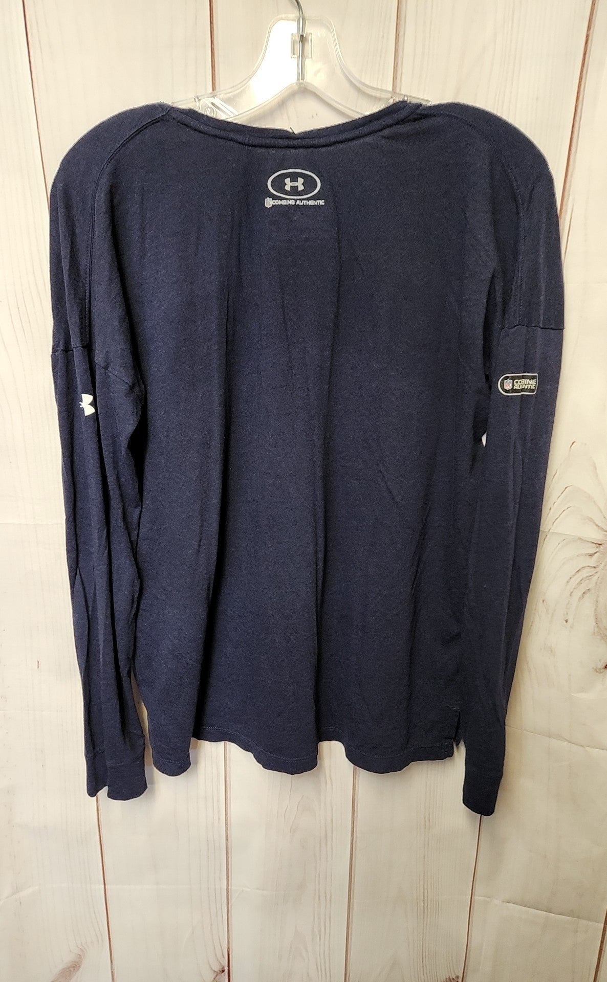 Patriots Women's Size M Navy Long Sleeve Top