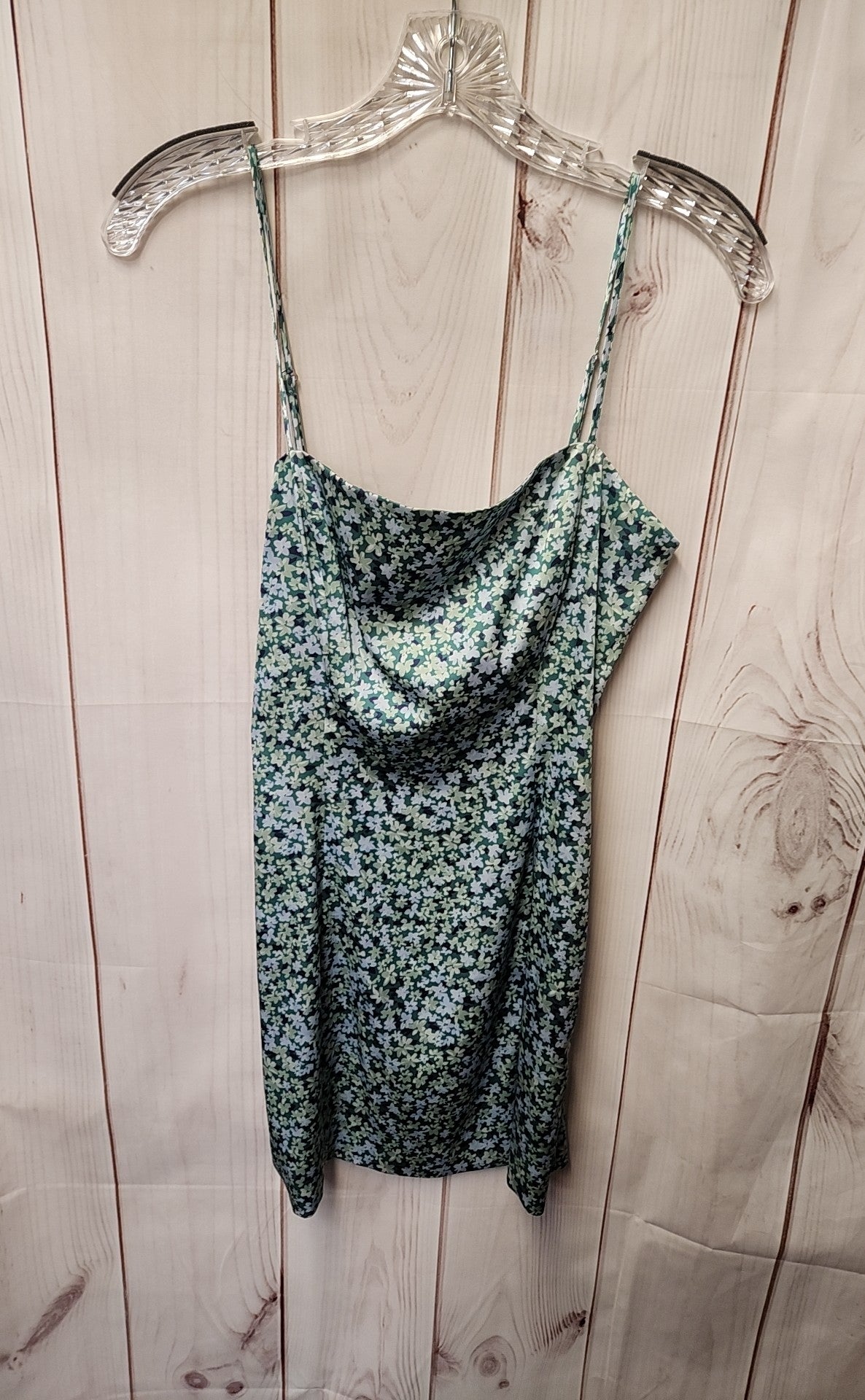 Sun-Deh Women's Size 2 Green Floral Dress