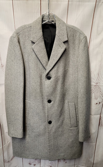 Theory Men's Size L Gray Coat