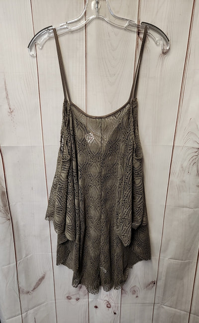 Saint Tropez West Women's Size M Brown Sleeveless Top
