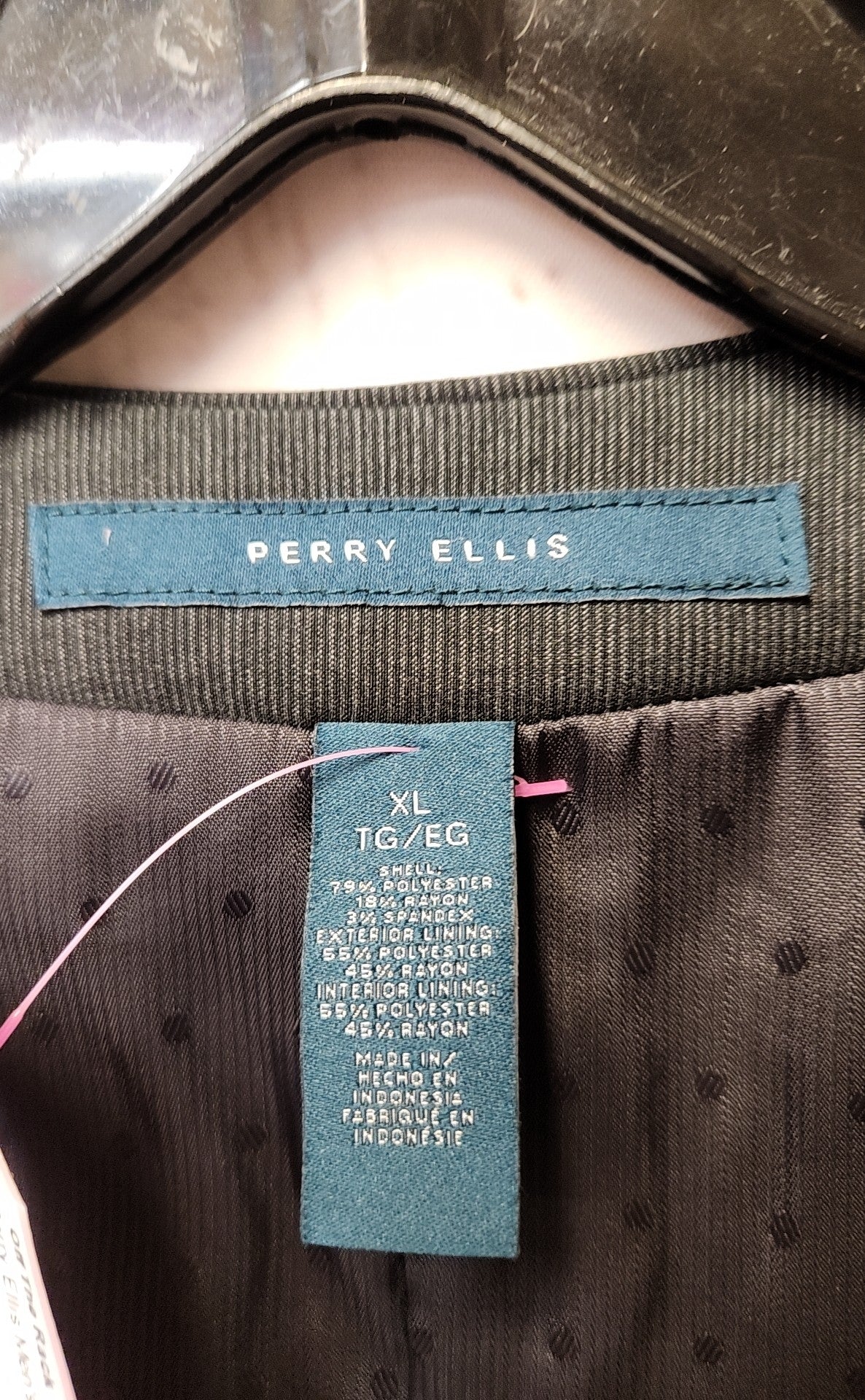 Perry Ellis Men's Size XL Gray Vest