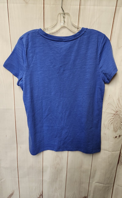 Talbots Women's Size S Blue Short Sleeve Top