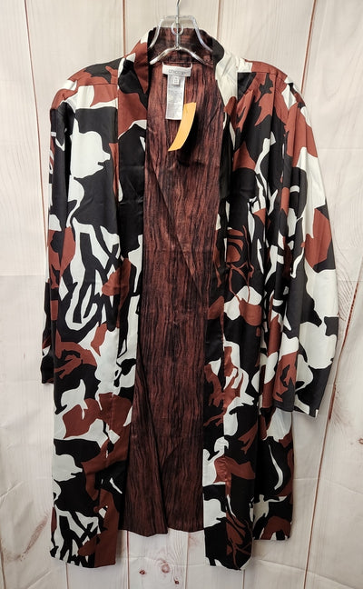 Chico's Women's Size 4 = US XXL Black & Brown Cardigan