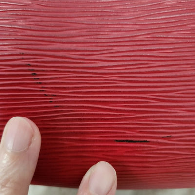 COA Louis Vuitton Epi Red Soufflot Papillion with Pouchette Pouch Purse Bag
