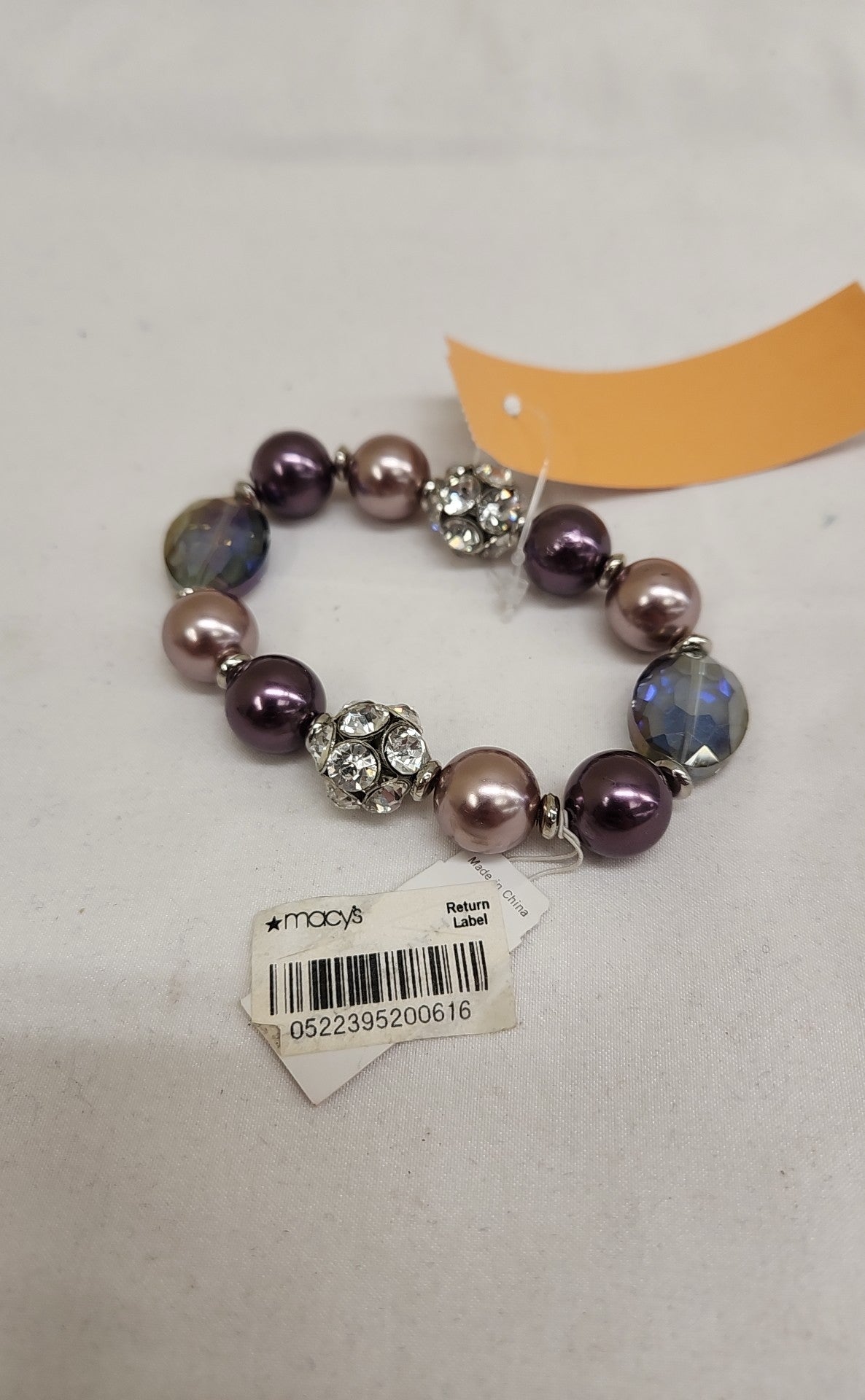 Purple Beaded Bracelet