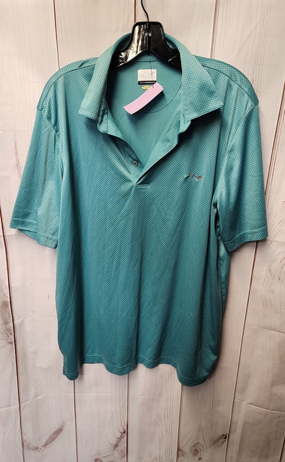 Greg Norman Men's Size L Green Shirt