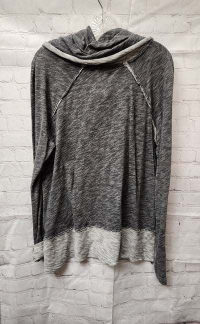 Free People Beach Women's Size One Size Gray Two Body Corps Deux Long Sleeve Top