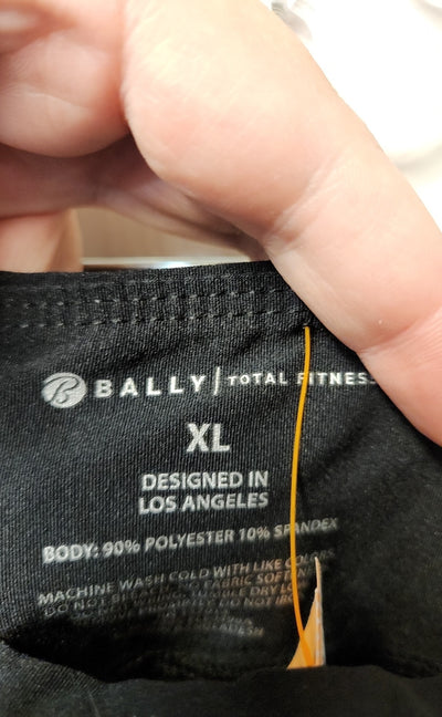 NWT Bally Women's Size XL Black Leggings
