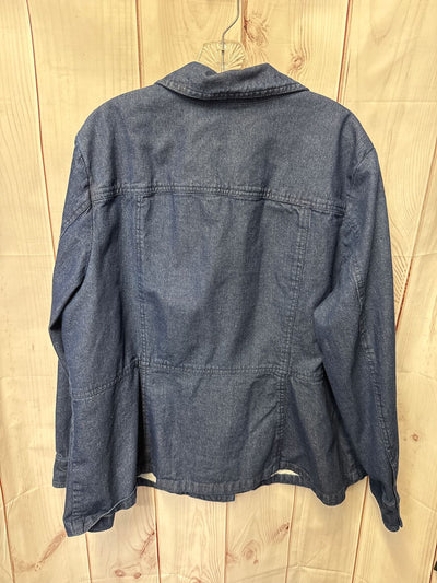 Jessica London Women's Size 24 Blue Denim Jacket
