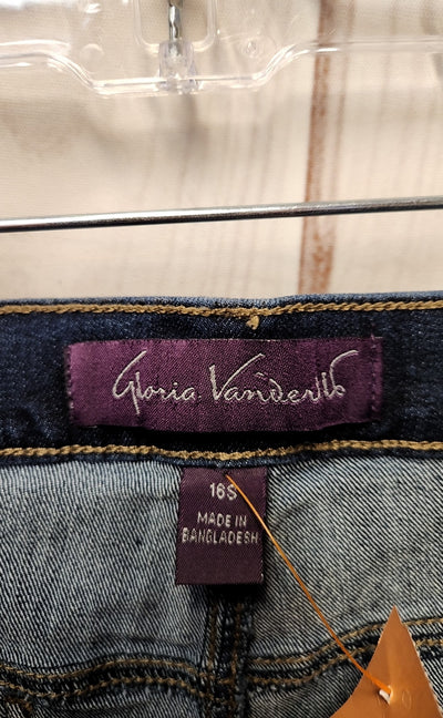 Gloria Vanderbilt Women's Size 33 (15-16) Blue Jeans