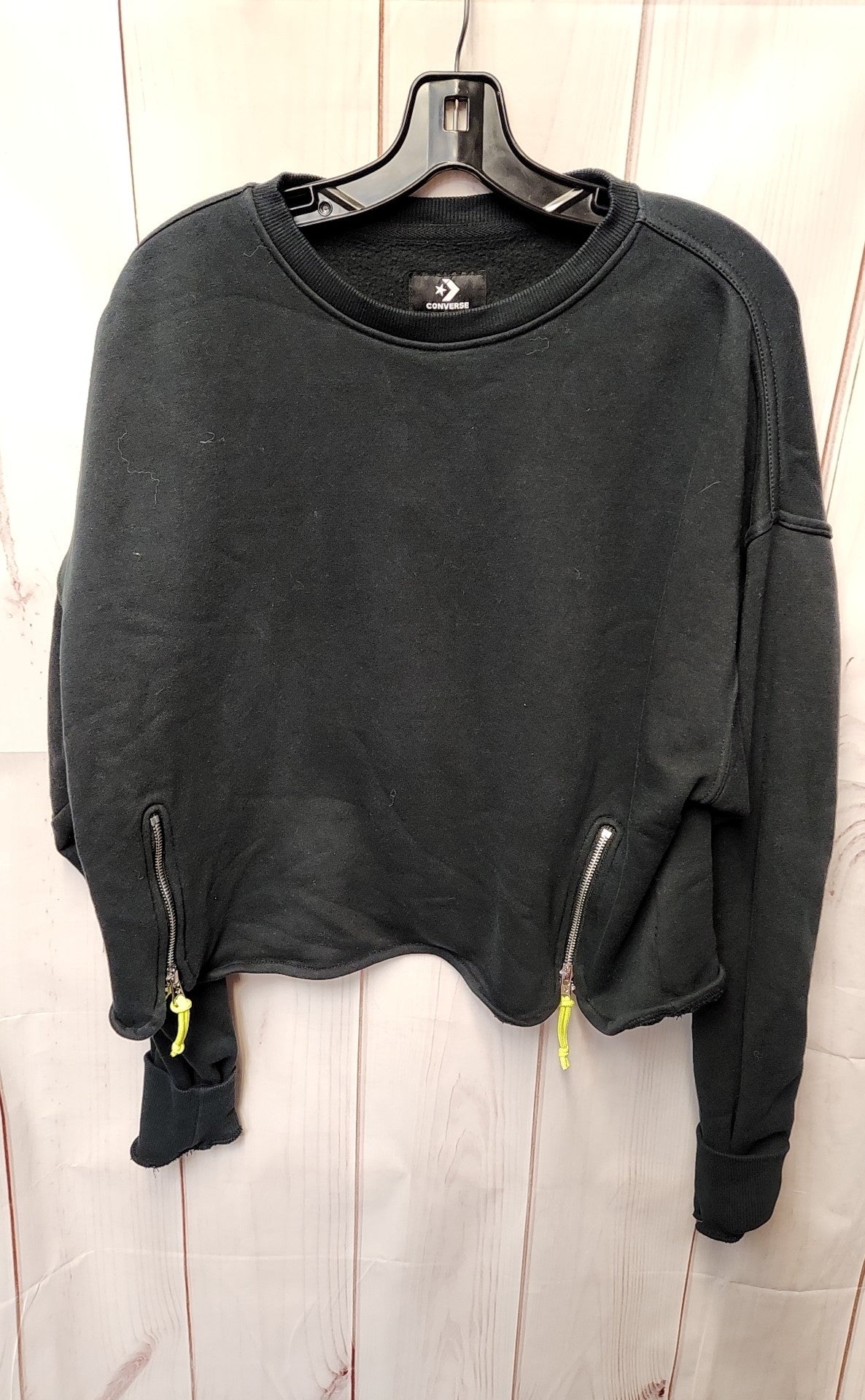 Converse Women's Size M Black Sweatshirt