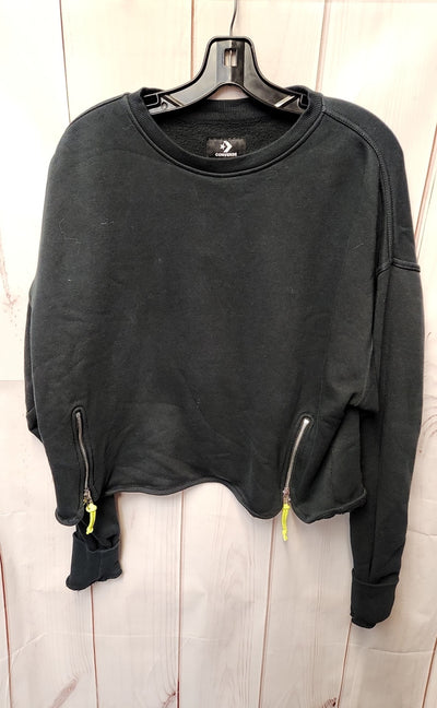 Converse Women's Size M Black Sweatshirt