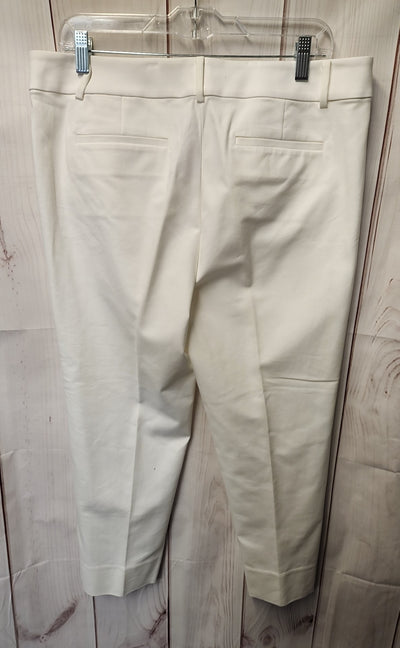 Loft Women's Size 12 White Pants The Riviera Pant