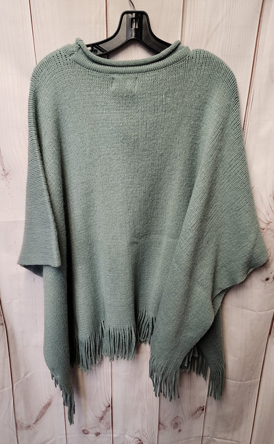 Mia & Tess Women's Size One Size Teal Poncho