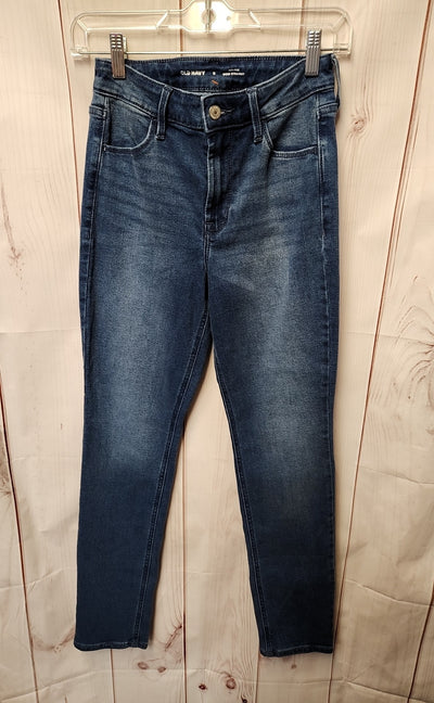 Old Navy Women's Size 25 (0) Blue Jeans High Rise Wow Straight
