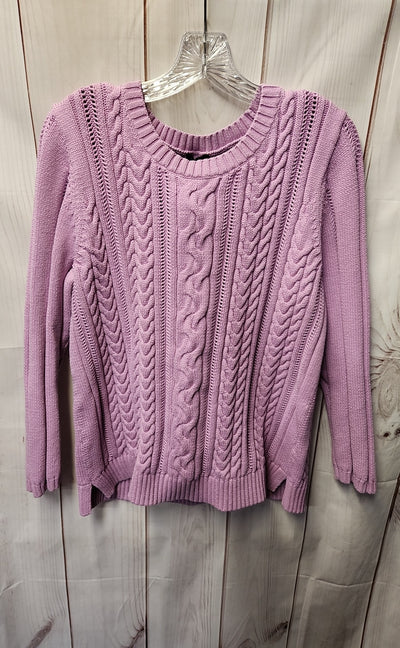Talbots Women's Size XL Purple Sweater