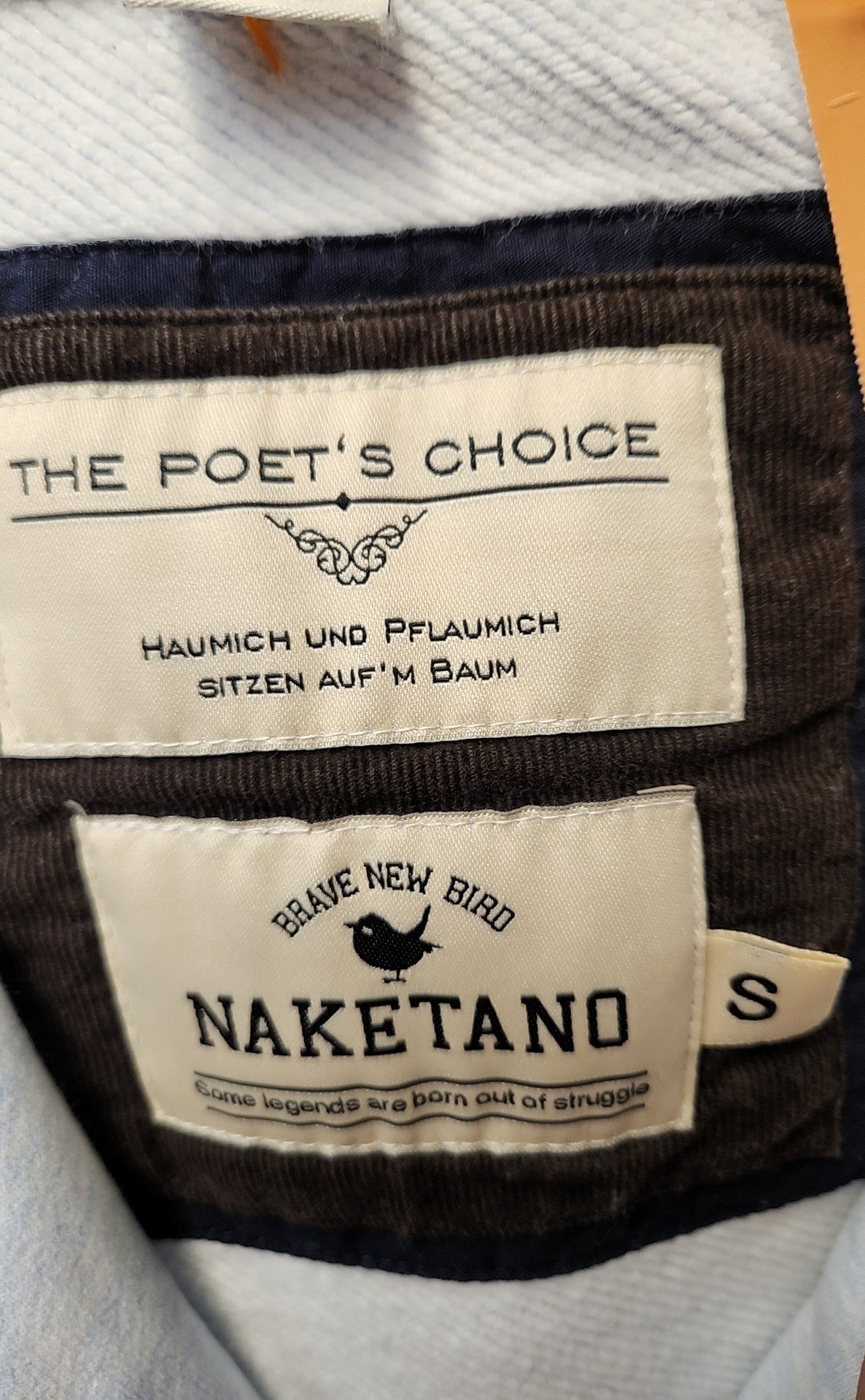 Naketano Women's Size S Light Blue Full Zip Hooded Sweatshirt