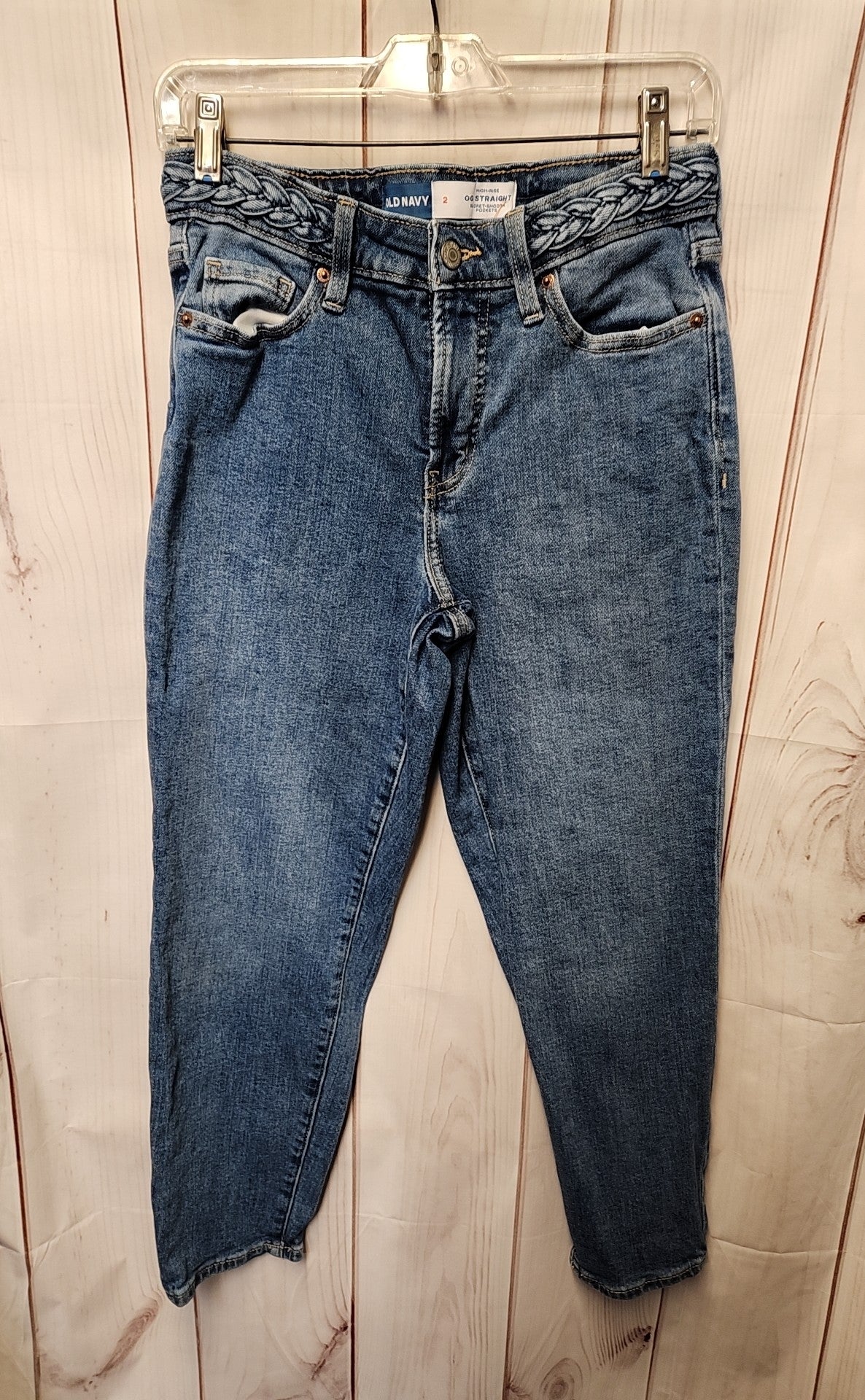 Old Navy Women's Size 26 (1-2) Blue Jeans High rise OG Straight