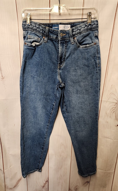 Old Navy Women's Size 26 (1-2) Blue Jeans High rise OG Straight