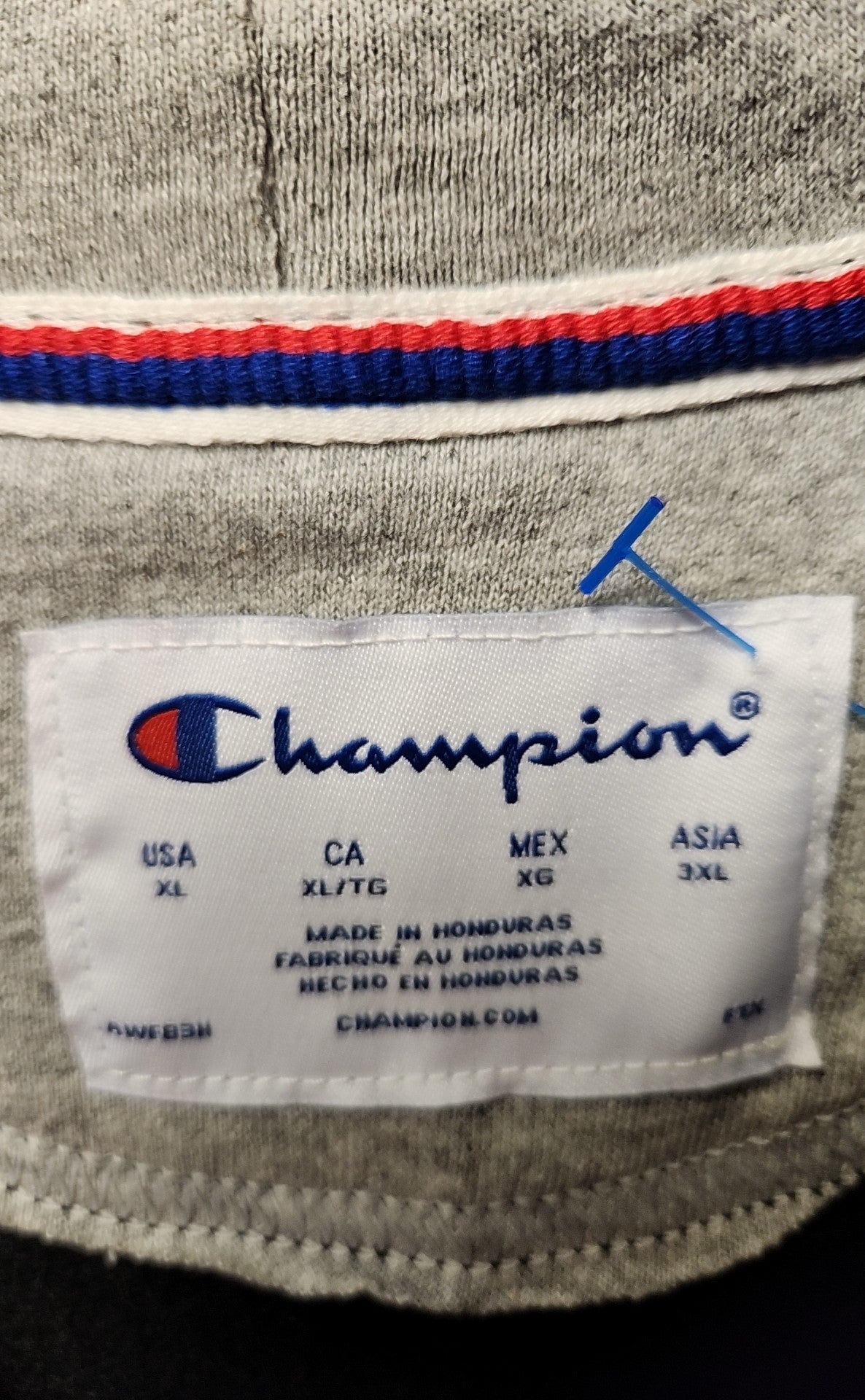 NWT Champion Women's Size XL Black Full Zip Hooded Sweatshirt