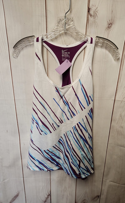 Nike Women's Size XL White Sleeveless Top
