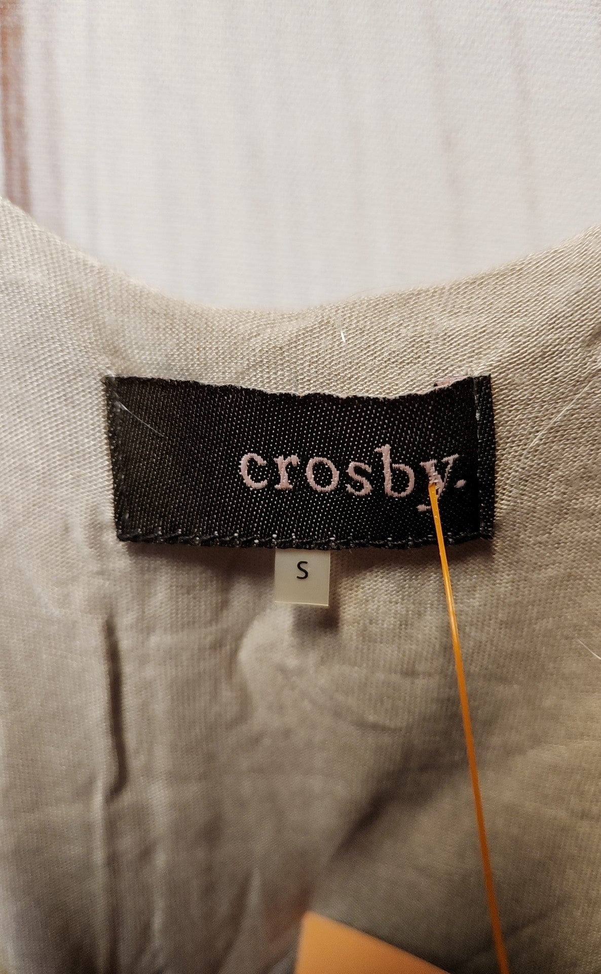 Crosby Women's Size S Brown Sleeveless Top