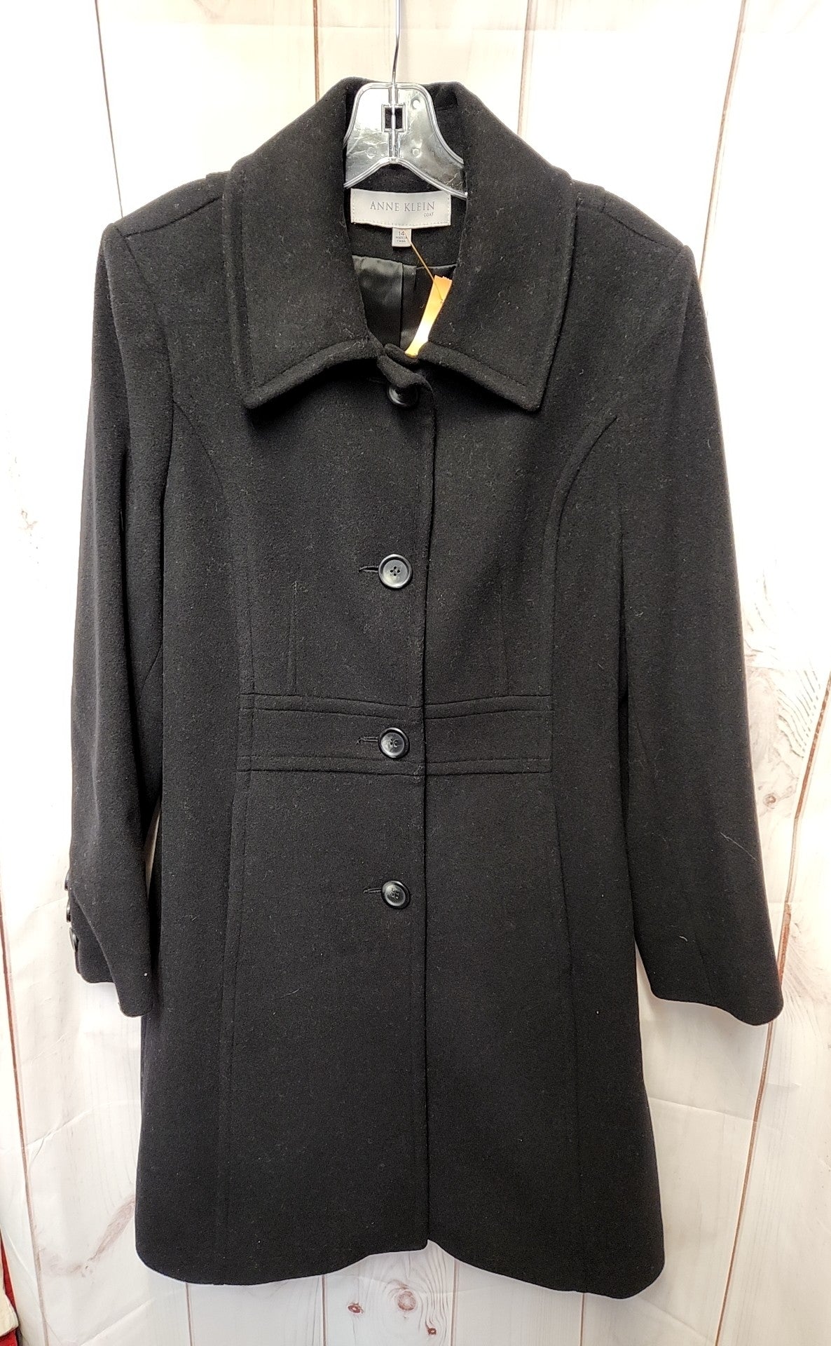 Anne Klein Women's Size 14 Black Coat