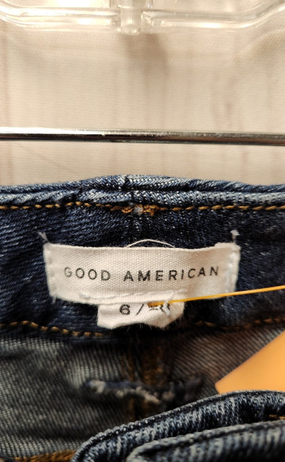 Good American Women's Size 28 (5-6) Blue Jeans