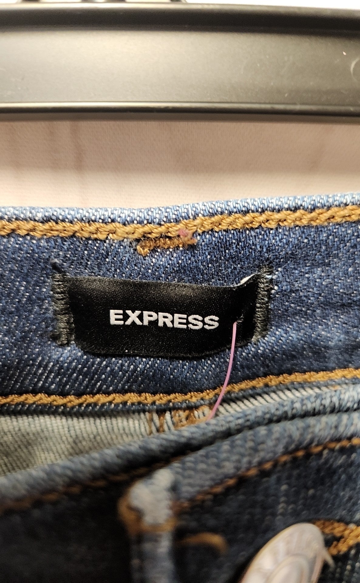 Express Women's Size 29 (7-8) Blue Jeans Cropped Skinny