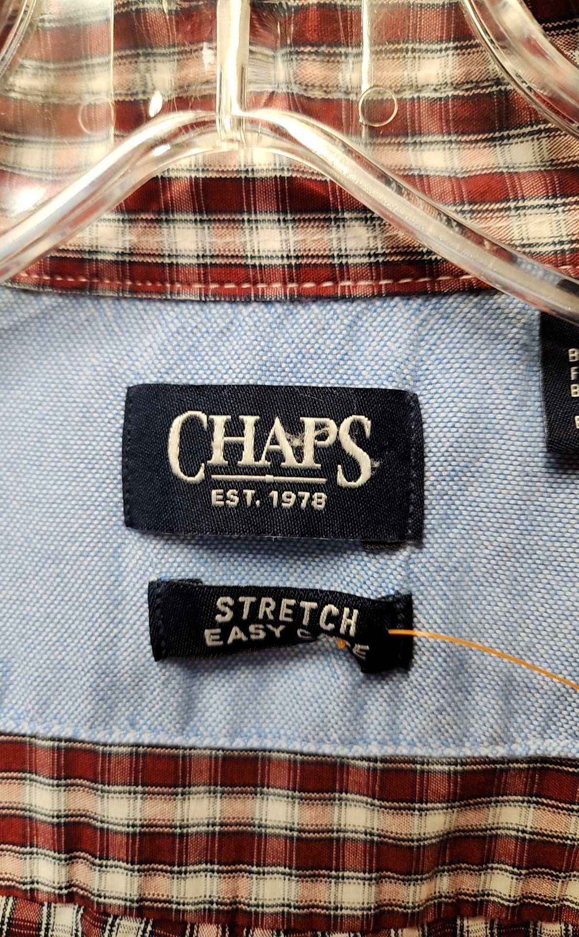 Chaps Men's Size M Red Shirt