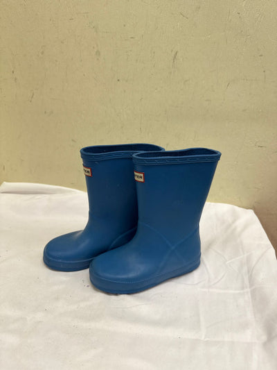 Hunter Boy's Size 9 Blue Boots