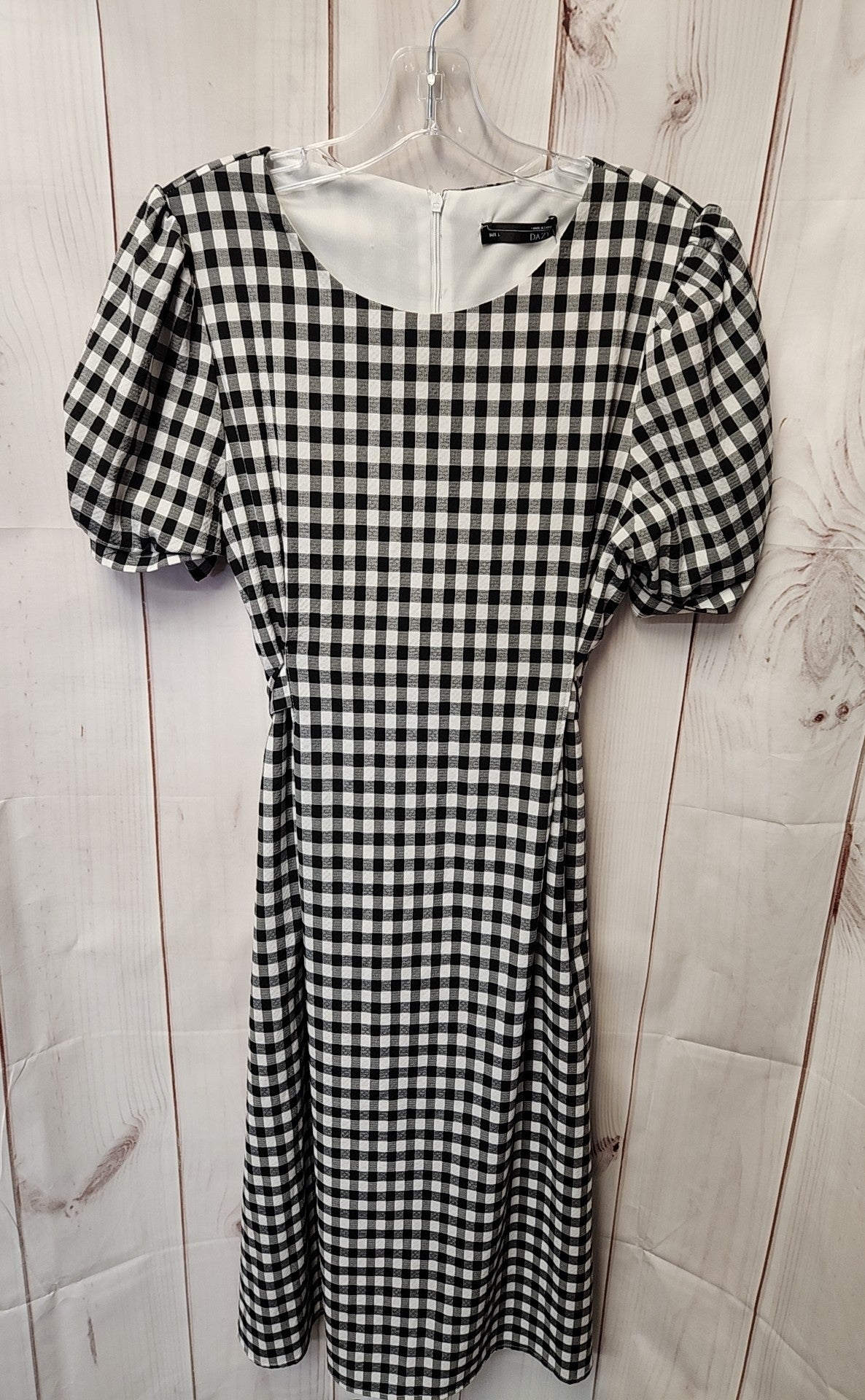 Dazy Women's Size L Black & White Dress