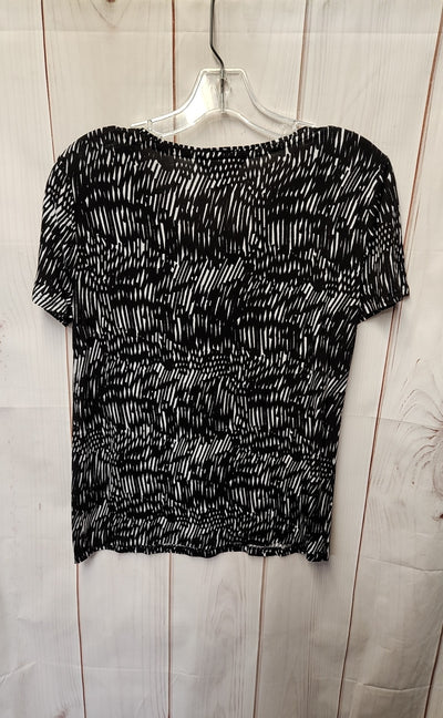 Simply Vera Women's Size S Black Short Sleeve Top