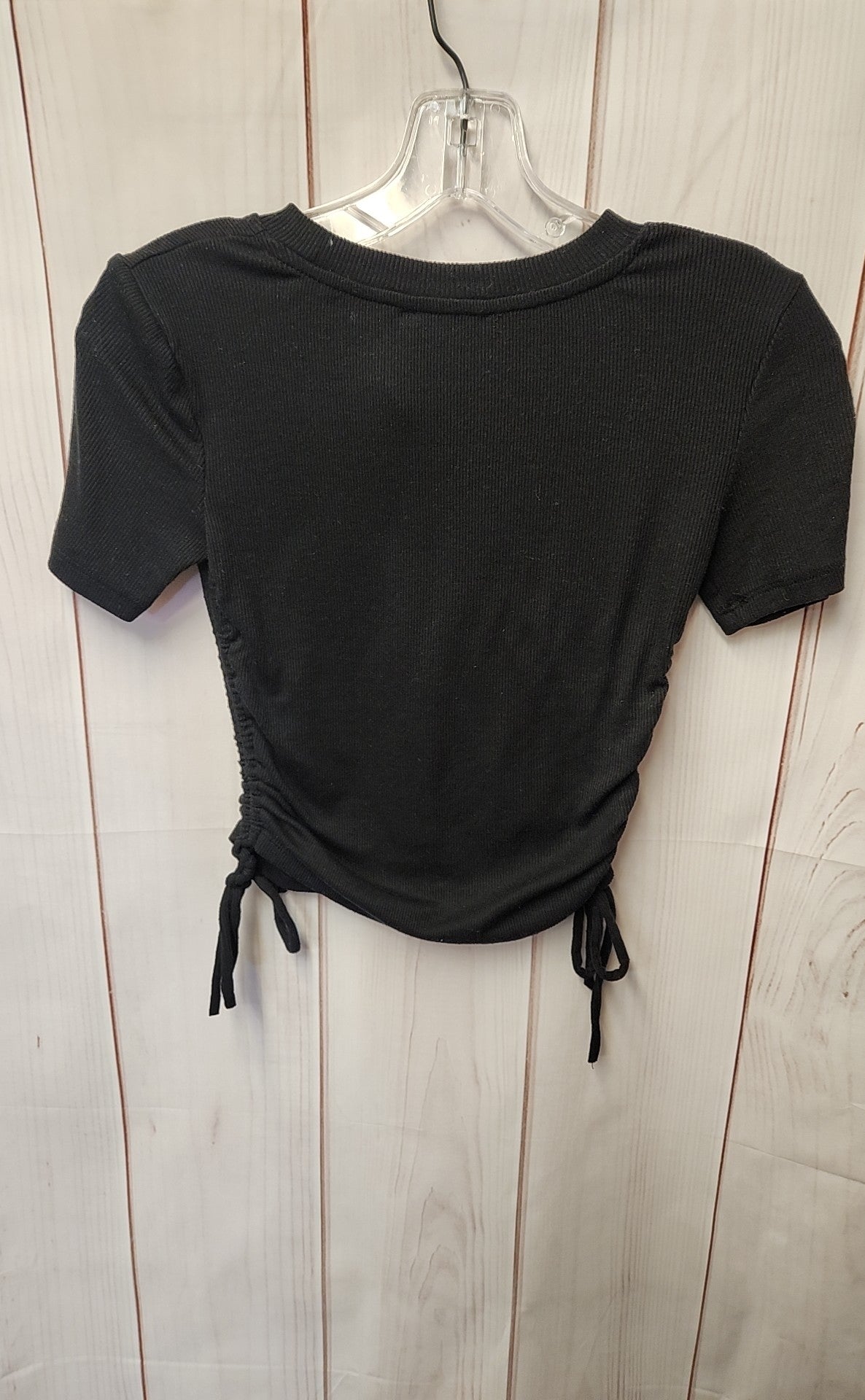 Zara Women's Size S Black Short Sleeve Top