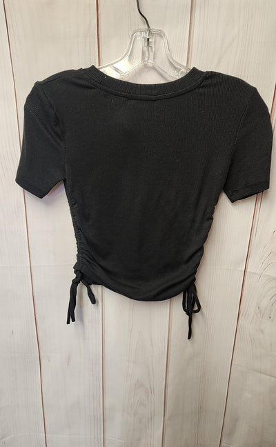 Zara Women's Size S Black Short Sleeve Top