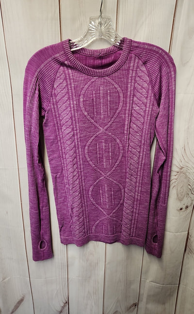 Lululemon Women's Size M Purple Long Sleeve Top