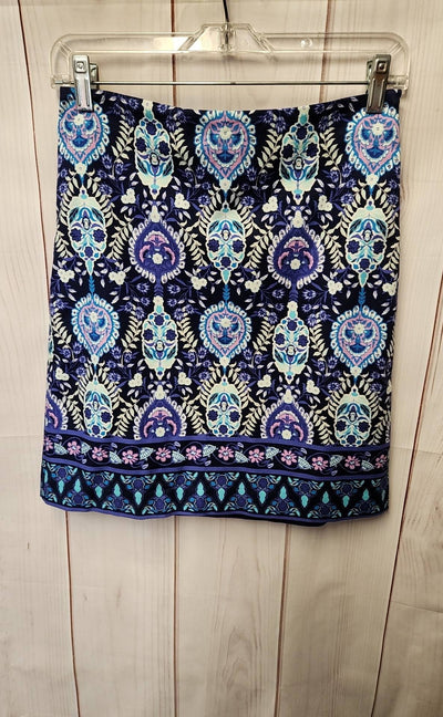Talbots Women's Size 0 Petite Blue Skirt